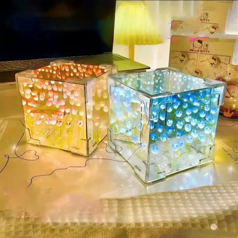 Comprar Lampara Tulipan Cuadrara Para Armar en Electroshopy - Ángulo 3